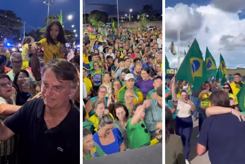 Bolsonaro diz que recuperou amor pela bandeira nacional e defende uso de arma “com responsabilidade”