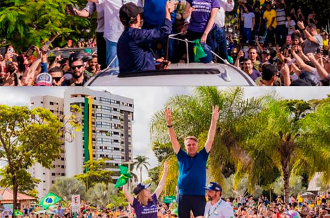 Bolsonaro pediu desfile em carro aberto ao lado de empresária em Sinop; vídeo