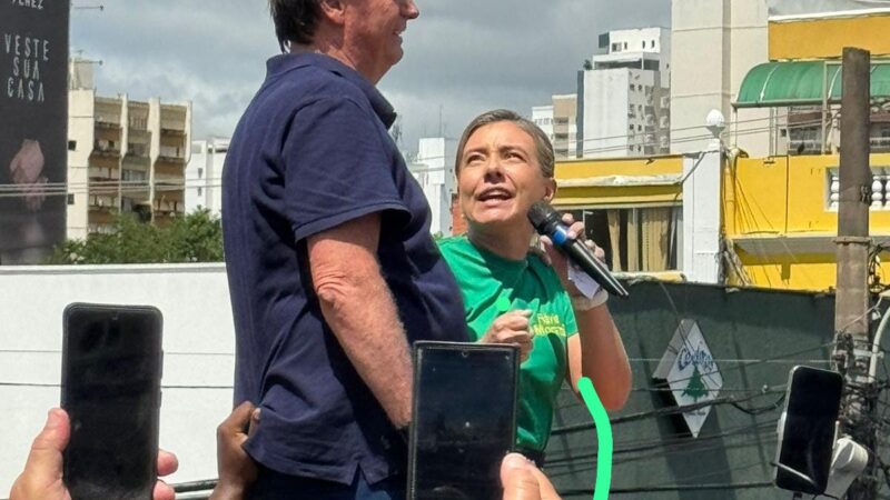 Bolsonaro reafirma apoio a Flávia Moretti em Várzea Grande: “Tem tudo para fazer o melhor para essas cidade”