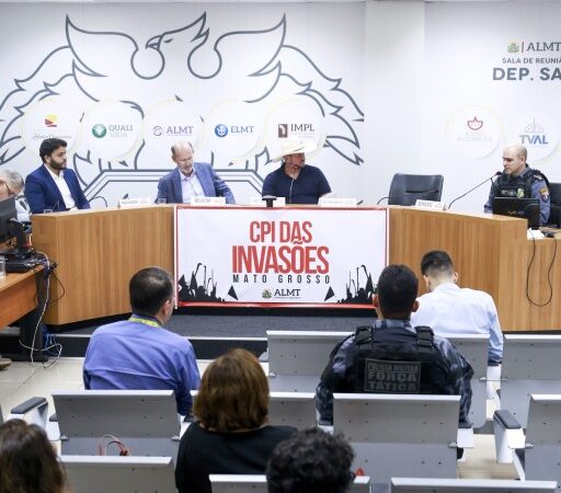 CPI das Invasões recebe policiais que atuaram em prisão de invasor suspeito de tráfico de drogas