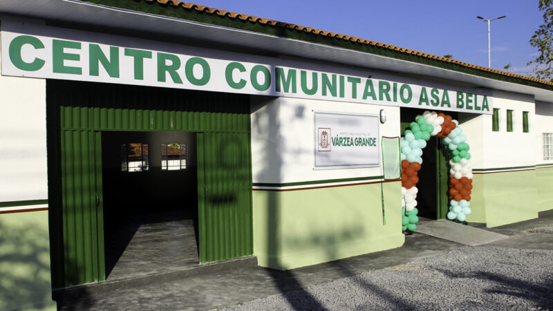 Centro Comunitário do Asa Bela é reformado e prefeito anuncia novo parque infantil