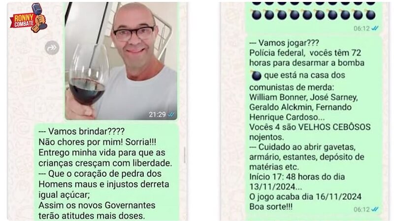 VÍDEO mostra ação de BOLSONARISTA no STF o principal alvo era MORAES