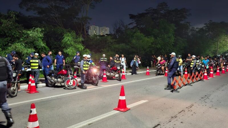 Blitz remove 41 motocicletas e prende um condutor por embriaguez em Várzea Grande