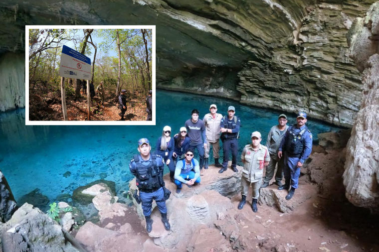 MP notifica agências e guias turísticos, e barra visitação clandestina à Gruta Lagoa Azul em Nobres – Jornal Advogado – Em Mato Grosso