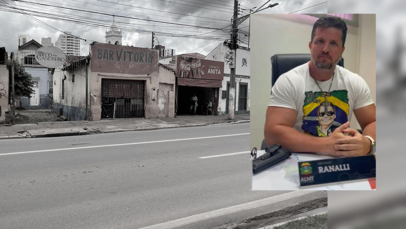 Vereador pede “fechamento” de bares no Beco do Candeeiro frequentado por usuários de drogas