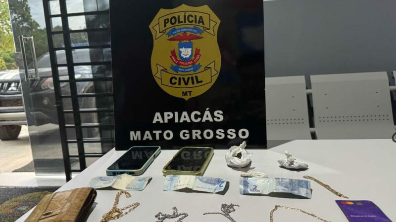 Amigos que usavam quitinete para o tráfico e penhoravam celulares são presos