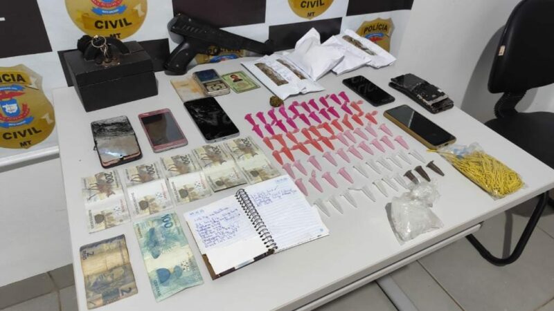 Gardenal do Comando Vermelho é preso com drogas, pistola falsa e dinheiro em boca de fumo