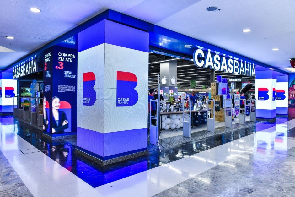 Grupo Casas Bahia registra mais de 15% de crescimento nas lojas físicas e crediário