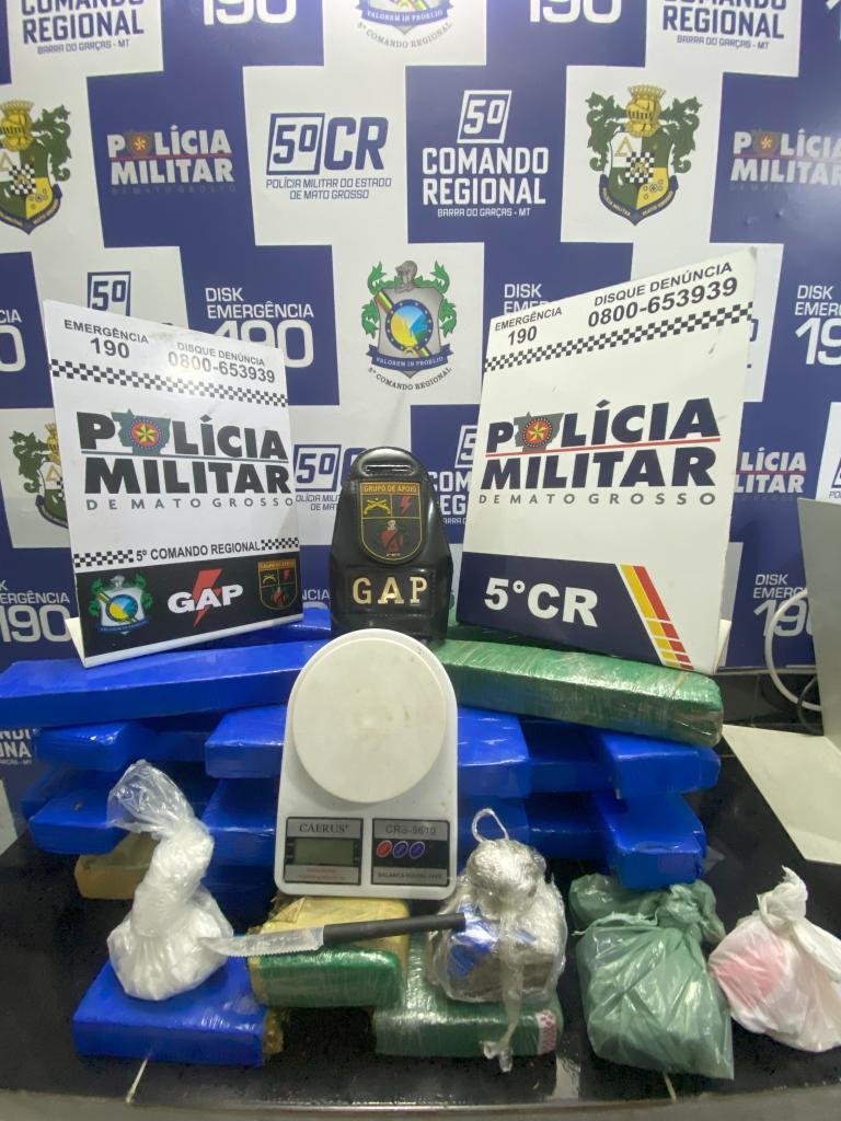 Polícia Militar fecha depósito de drogas e apreende 20 quilos de maconha