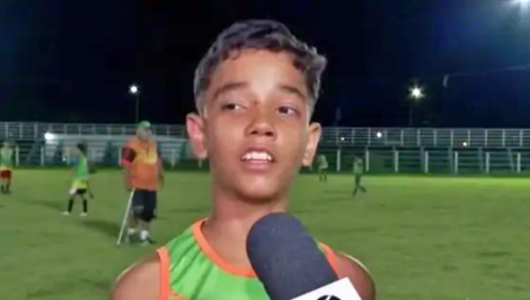 Morre menino de 12 anos após passar mal em treino de futebol em Cuiabá