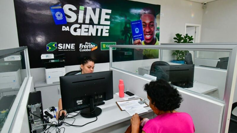 Sine Municipal de Cuiabá tem 257 vagas de emprego com salários de até R$ 2 mil