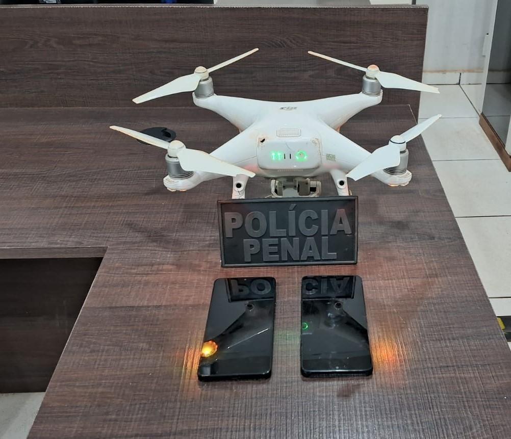 Operações de vigilância evitam entrada de 96 celulares levados por drones em penitenciária de Rondonópolis