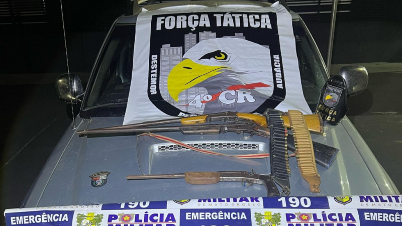 Forças de segurança de MT impedem a 53ª invasão de terras e prendem seis suspeitos em Alto Garças