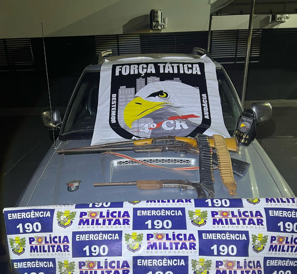 Forças de segurança de MT impedem a 53ª invasão de terras e prendem seis suspeitos em Alto Garças