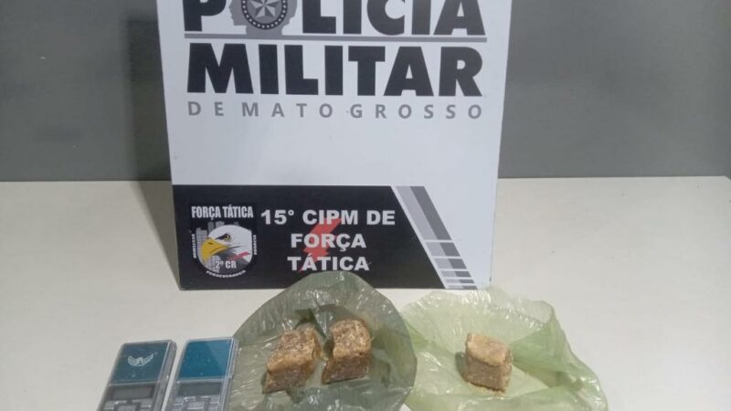 PM prende dois homens suspeitos por tráfico de drogas em Várzea Grande