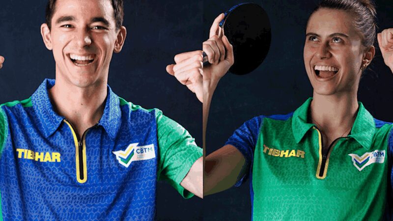 Hugo Calderano e Bruna Takahashi são campeões do Pan-Americano nos EUA