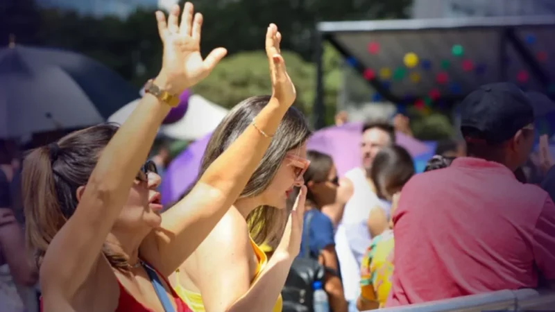 Evangélicos celebram o aniversário de Brasília na Esplanada