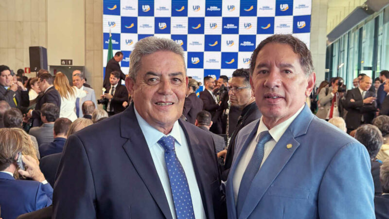 Gerson Claro e Marco Santullo participam da oficialização da federação “União Progressista”