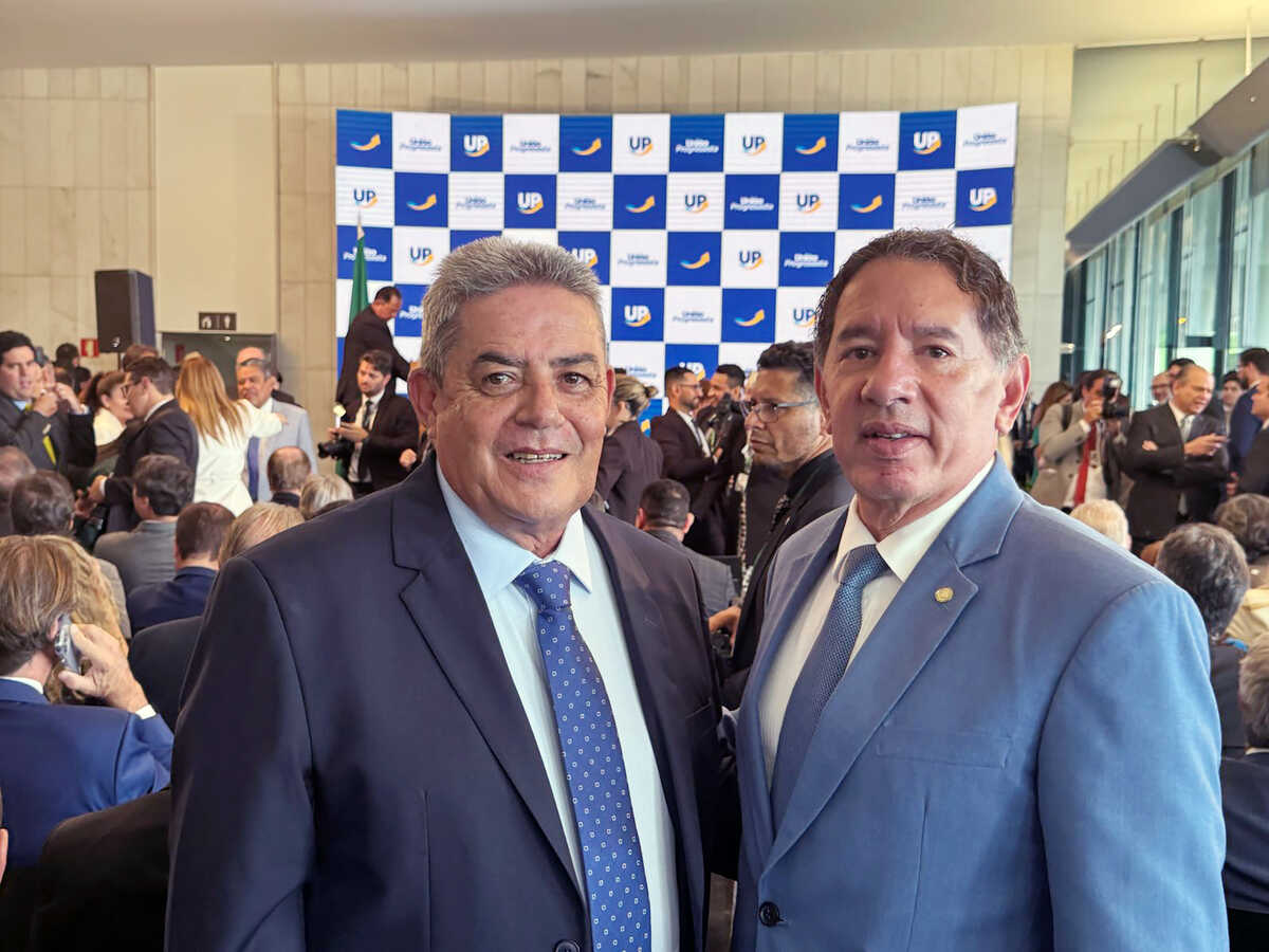 Gerson Claro e Marco Santullo participam da oficialização da federação “União Progressista”