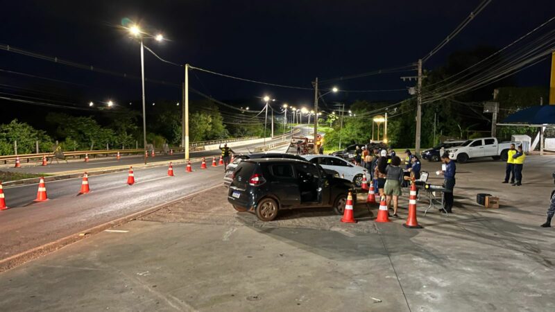 Operações Lei Seca em Cuiabá terminam com 12 condutores presos na madrugada deste domingo (30)