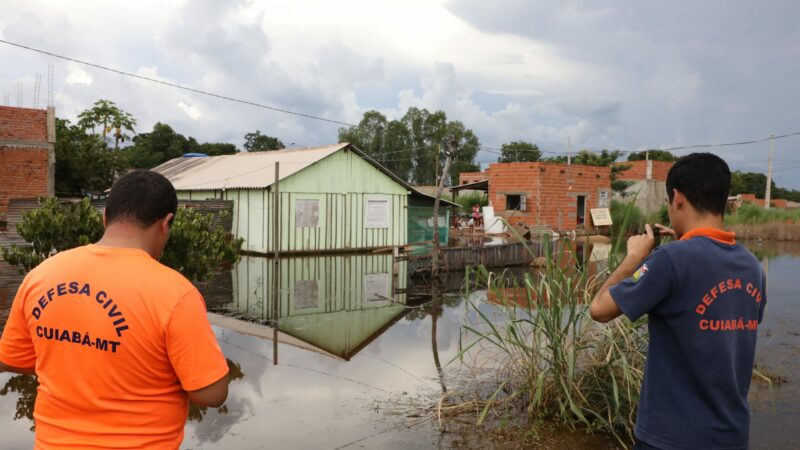 Secretário alerta para nova chuva intensa em Cuiabá: “Evitem áreas alagadas”