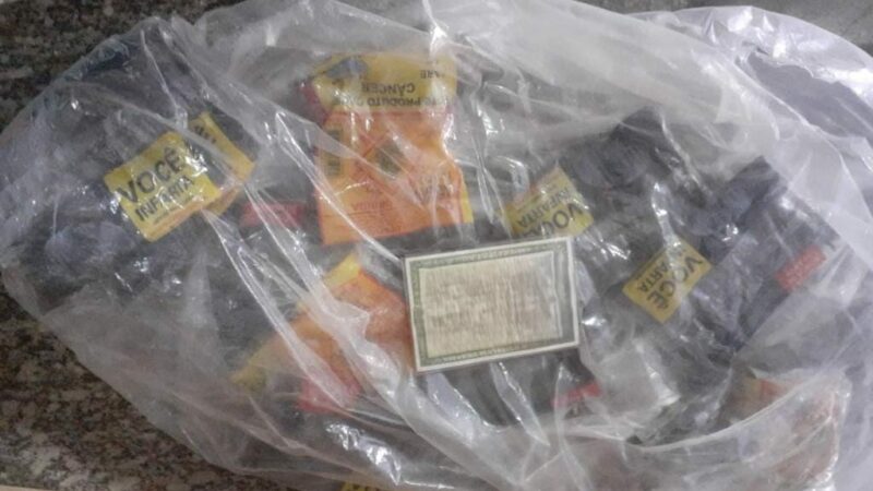 Visitantes tentam entrar com cigarros, isqueiros e pacotes de fumo na PCE