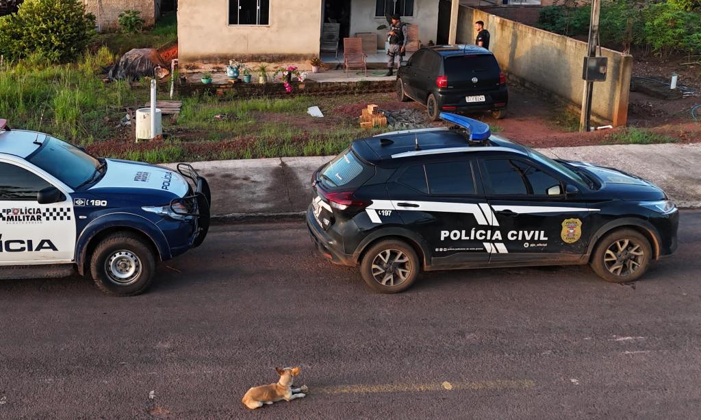 Polícia Civil prende homem em flagrante e apreende arma em ação contra o tráfico de drogas em Nova Santa Helena