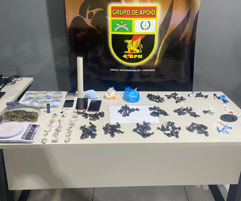 PM prende faccionados por tráfico de drogas em boates e motéis no Zero KM