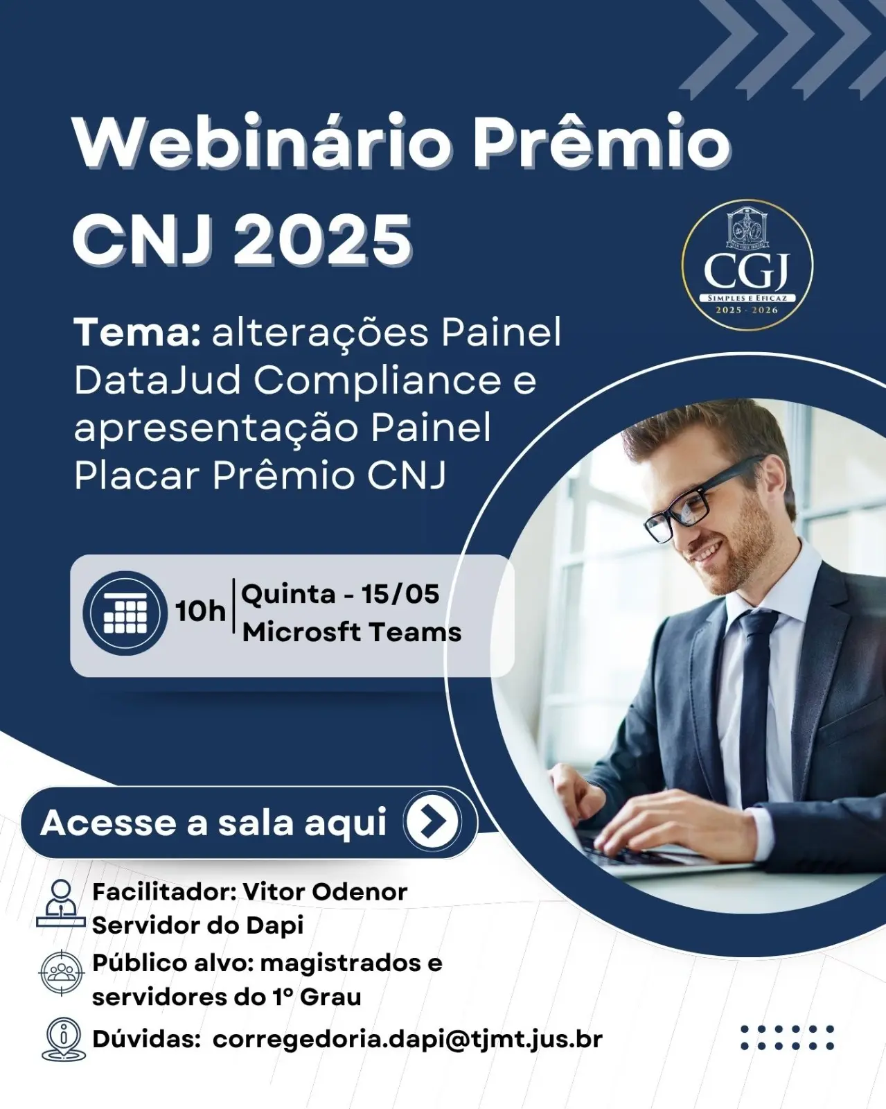 Webinário orienta magistrados e servidores sobre painéis voltados ao Prêmio CNJ de Qualidade
