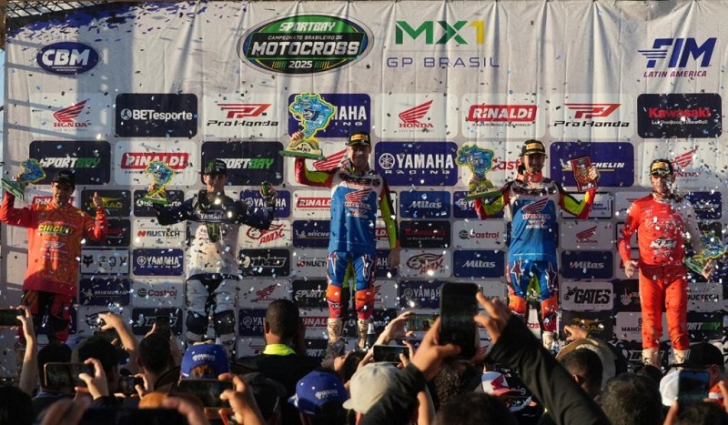 Conheça os vencedores das principais categorias da 3ª etapa do Campeonato Brasileiro de Motocross