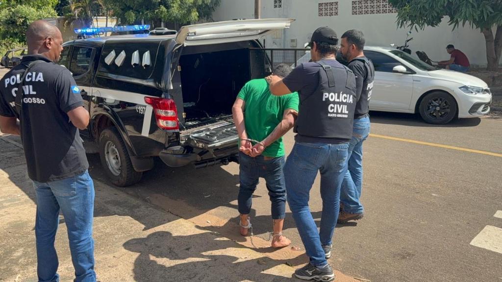 Polícia Civil prende suspeito de tentativa de homicídio e envolvimento com facção criminosa em Rondonópolis