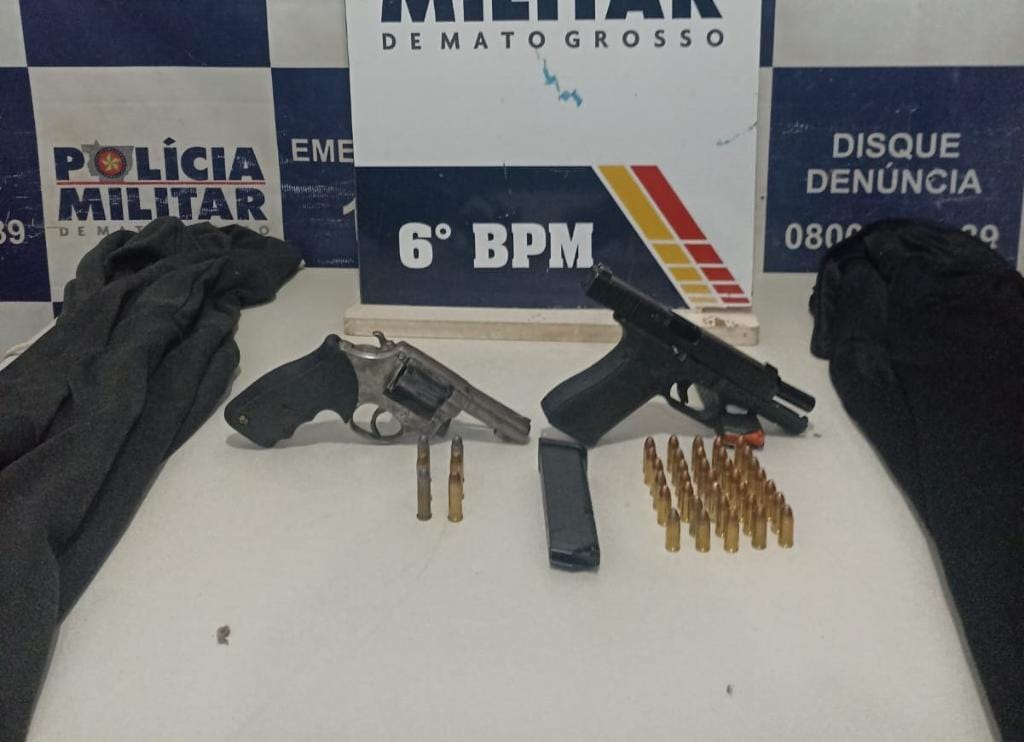 PM prende faccionados em flagrante por execução de rival em Cáceres