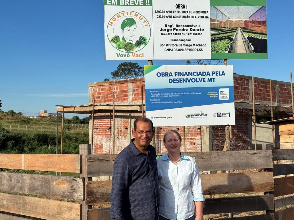 Crédito da Desenvolve MT viabiliza inovação tecnológica com implantação de hidroponia em Juara