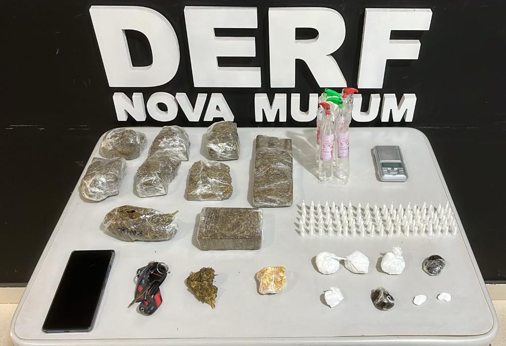 Polícia Civil prende fornecedor de drogas e apreende menor que atuava com lojista do tráfico
