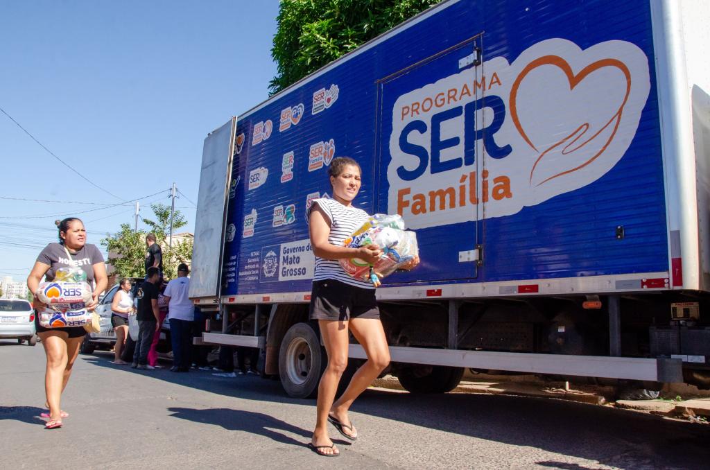 Setasc entrega mais de 1.900 cestas básicas nesta semana em Cuiabá