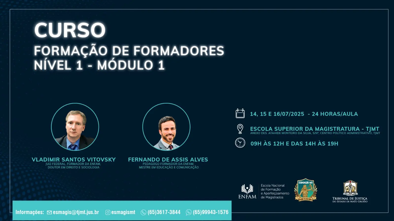 Curso de Formação de Formadores começa na próxima segunda-feira