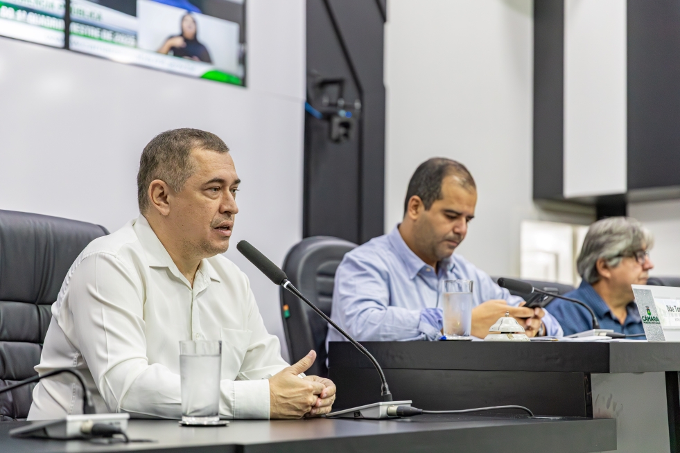 Contas do 1º quadrimestre do Executivo são apresentadas na Câmara de Cuiabá