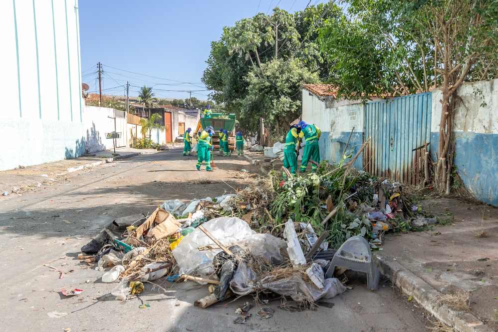 Limpurb retira 40 toneladas de lixo descartados irregularmente no Verdão