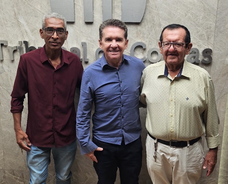 Presidente do TCE/MT Sérgio Ricardo Recebe o Presidente da ACT/MT