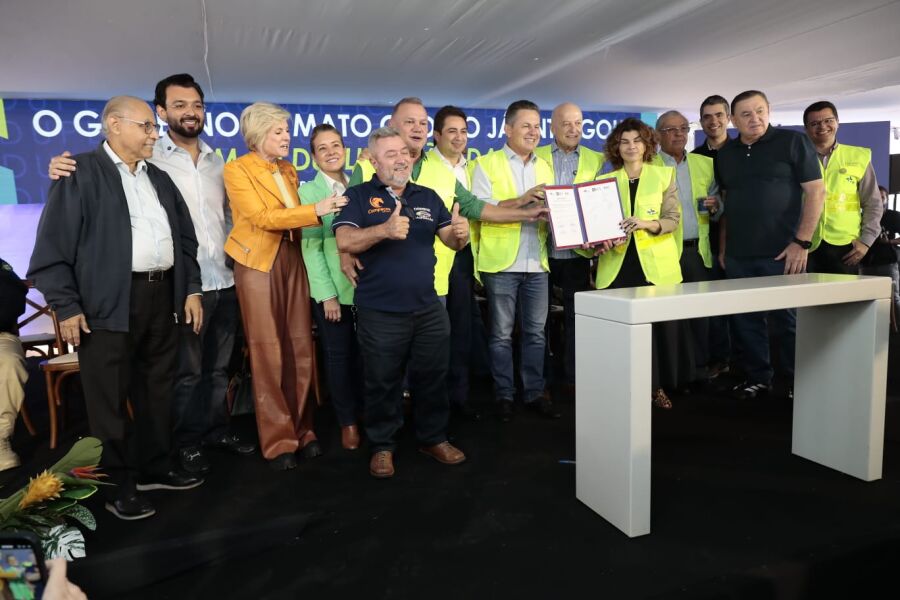 ALMT participa de assinatura de ordem de serviço para duplicação da BR-163 no trecho entre Várzea Grande e Jangada