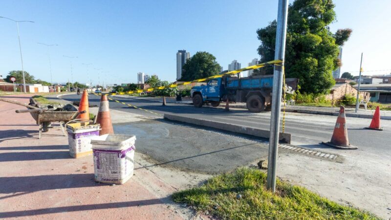 Prefeitura de Cuiabá inicia construção de faixas elevadas na Av. Parque do Barbado