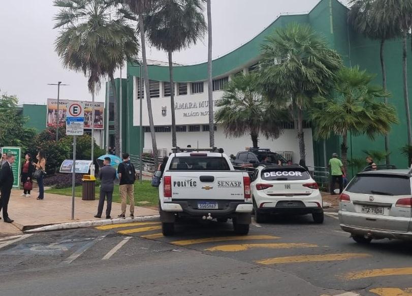 Polícia Civil realiza nova busca na Câmara de Cuiabá por suspeitas de corrupção