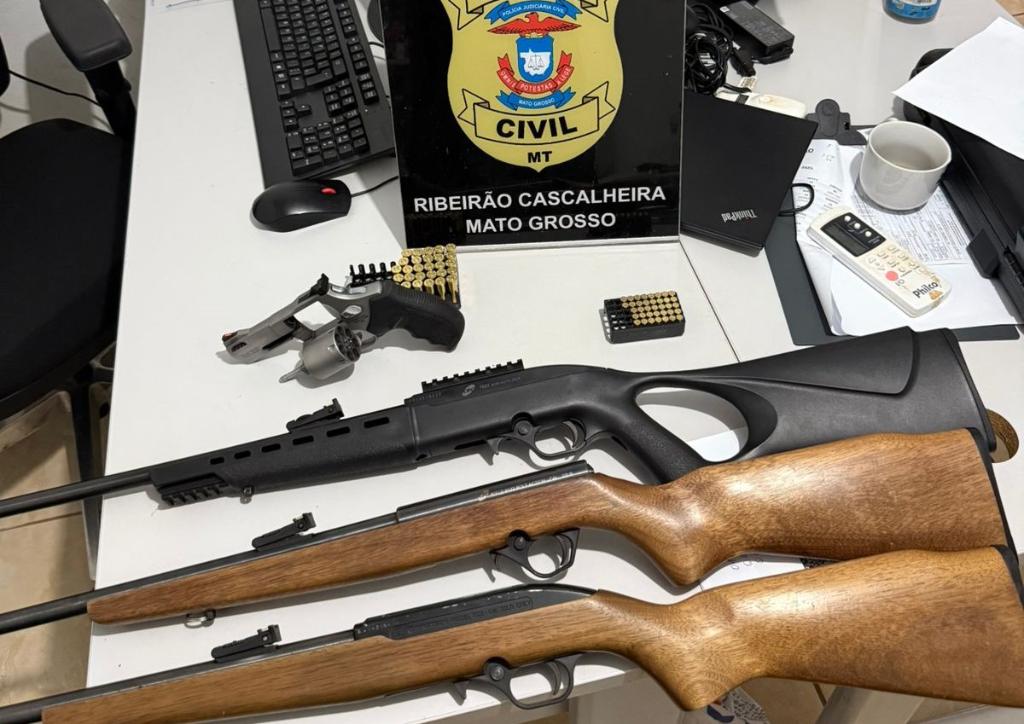 Polícia Civil prende sete pessoas em operação para inibir caça ilegal em Ribeirão Cascalheira