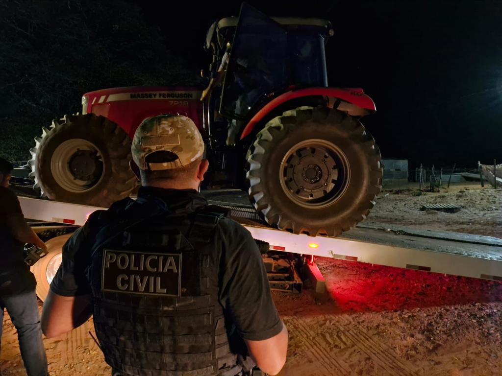 Polícia Civil desarticula quadrilha especializada em furto e venda de máquinas agrícolas em MT
