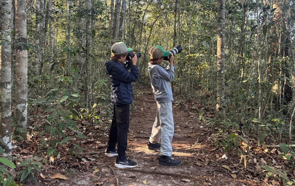 Observadores mirins realizam expedição em busca de aves e testemunham biodiversidade de MT