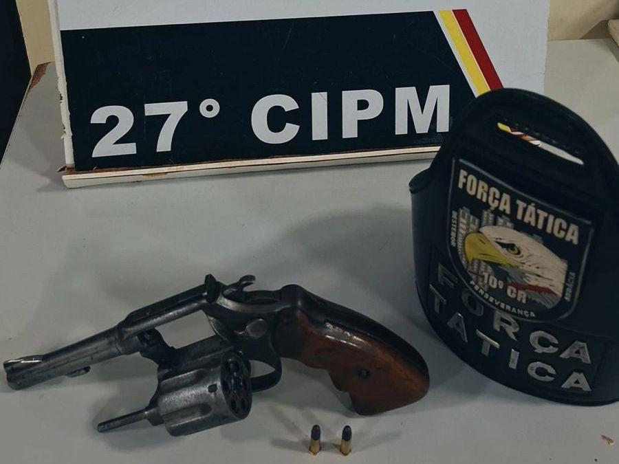 Força Tática prende homem que ameaçava mulher com revólver em Confresa