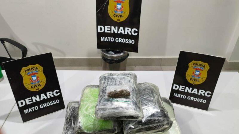 Irmãs que transportavam malas carregadas com drogas são presas em Cuiabá