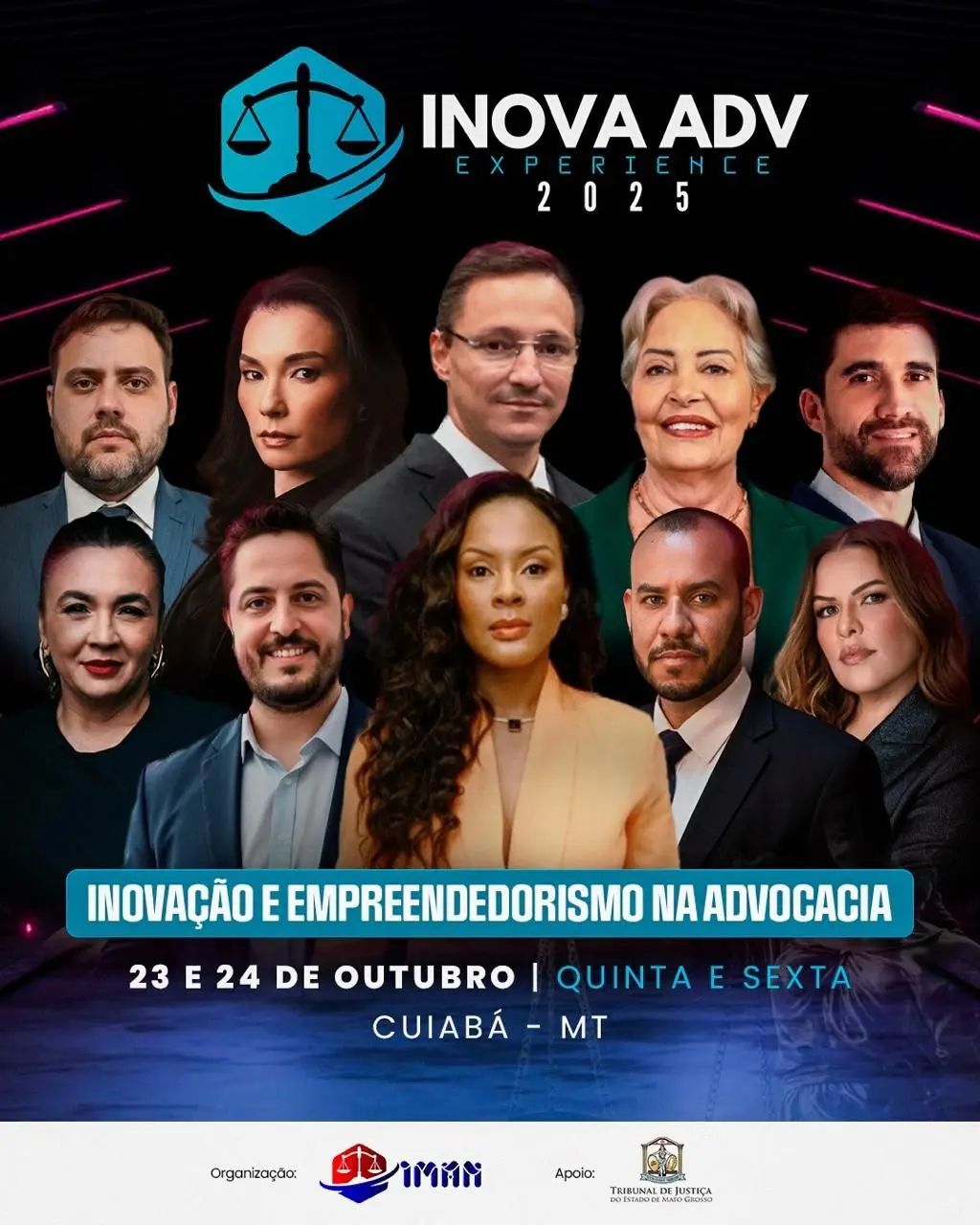 Magistrados do TJMT participam como mediadores e palestrantes no Inova ADV Experience 2025
