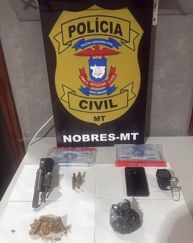 Polícia Civil prende 3 pessoas com drogas e arma de fogo dentro de veículo