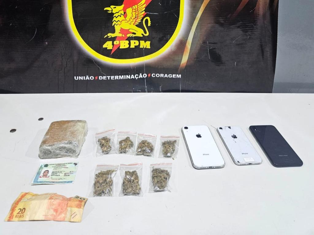 Polícia Militar prende homem por tráfico de drogas em Várzea Grande